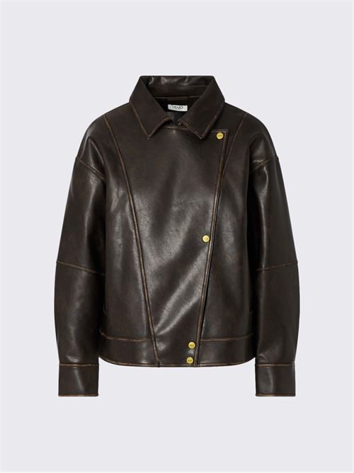 Bomber oversize in tessuto spalmato LIU JO | WF6194E1106/91419